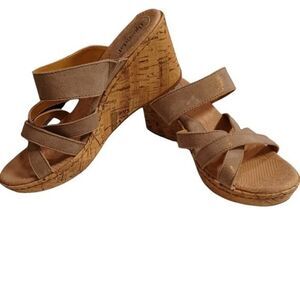 Womens Wedge Sandals Size 8 "Diallo" Casual